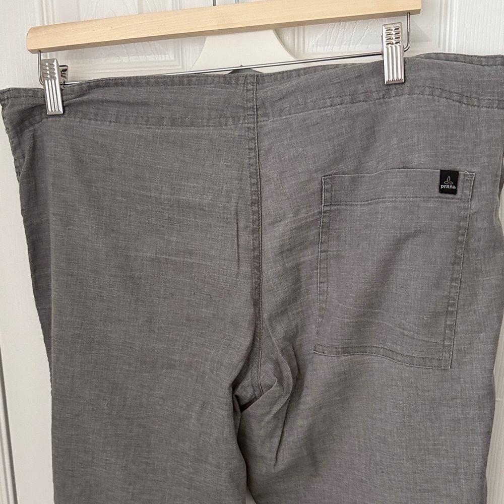 PrAna Gray Yoga Linen Men Pants M